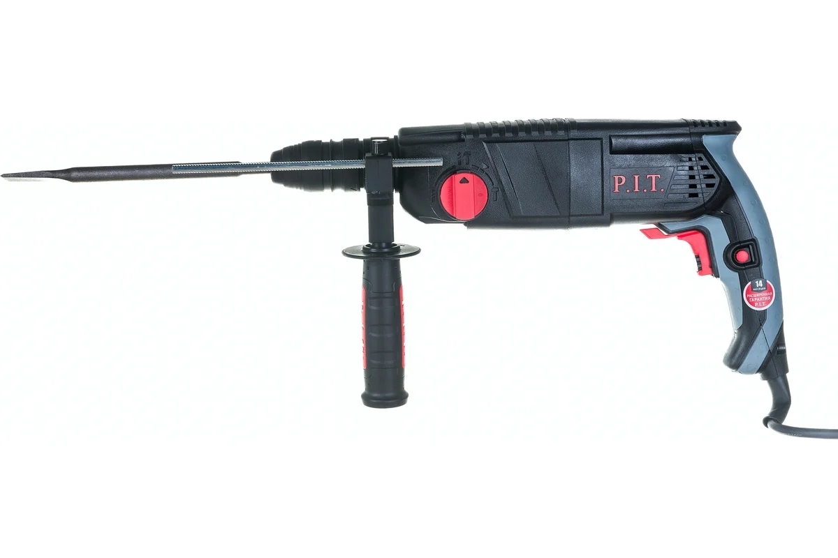 Перфоратор P.I.T. PBH24-C1 МАСТЕР (3-реж. гор. 850Вт. 2,4дж.SDS+ пласт.кейс. Быстр-ый патрон) [PBH24-C1]