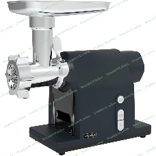 Мясорубка электрическая Rondell RDE-1452 графит/серебристый, 2000 Вт, 1.5 кг/мин, реверс, защита от перегрузки, насадки - 5