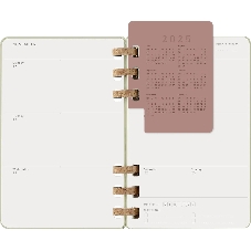 Еженедельник Moleskine ACADEMIC SPIRAL DHSPK5212AMWH3 Large 150х210 мм 200 стр. кремовые страницы спираль киви