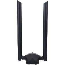 Сетевой адаптер Dahua DH-NC1800/Wi-Fi 802.11ax/2.4 ГГц до 574 Мбит.с + 5 ГГц до 1201 Мбит.с/2 антенны/USB 3.0/черный (DH-NC1800)