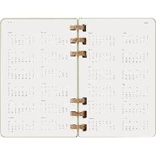 Еженедельник Moleskine ACADEMIC SPIRAL DHSPK5212AMWH3 Large 150х210 мм 200 стр. кремовые страницы спираль киви