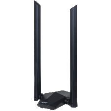 Сетевой адаптер Dahua DH-NC1800/Wi-Fi 802.11ax/2.4 ГГц до 574 Мбит.с + 5 ГГц до 1201 Мбит.с/2 антенны/USB 3.0/черный (DH-NC1800)