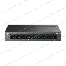 Коммутатор настольный TP-Link LS109P с 9 портами 10/100 Мбит/с (8 портов PoE+)
