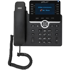 Телефон IP Флат Flat-Phone-B10 черный