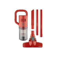 Пылесос вертикальный Homestar HS-1027 красный, питание от аккумулятора, 200 Вт, уборка сухая, пылесборник 1.5 л