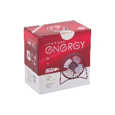 Вентилятор Energy EN-0606M USB чёрный, настольный, 2,5 Вт, 1 скорость, 8 см, металлический