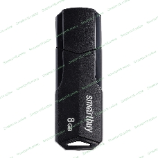 Флешка USB Smartbuy CLUE Black (SB8GbCLU-K), 8Gb, USB 2.0, R/W 20/10, черный