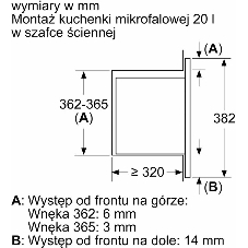 Микроволновая печь Bosch BFL623MB4 черный (встраиваемая)