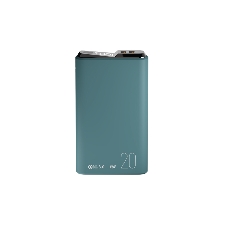 Портативный аккумулятор OLMIO QS-20, 20000mAh, 22.5W QuickCharge3.0/PowerDelivery, LCD, темно-зеленый