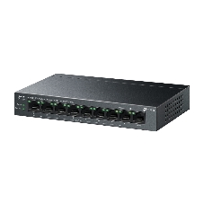 Коммутатор настольный TP-Link LS109P с 9 портами 10/100 Мбит/с (8 портов PoE+)