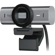 Веб-камера Logitech MX Brio 3840x2160, 30 кадр/с, USB Type-C, микрофон (2 шт, шумоподавление), автоматическая фокусировка, автоосвещение, HDR, шторка приватности, слежение за лицом, универсальное крепление, серебристый
