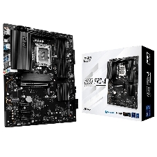 Материнская плата ASRock Z890 Pro-A, LGA 1851, Intel Z890, 4xDDR5, 4xSATA, 4xM.2, 1xPCIe 5.0 x16, 2xPCIe x4, 1xPCIe x1, 1xUSB-C 3.2 Gen 2x2, 1xUSB-A 3.2 Gen 2, 2xUSB-A 3.2 Gen 1, 4xUSB 2.0, 1xHDMI, 1xDP, 1x2.5Gb LAN, 3x3.5 мм, 7.1, ATX
