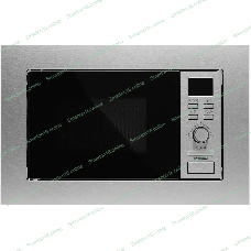 Микроволновая печь встраиваемая Hyundai HBW 2040 IX серебристый, 20 л, 800 Вт, переключатели - кнопки/поворотный механизм