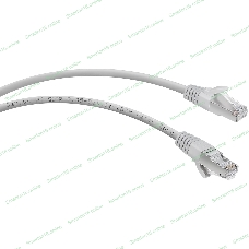 Шнур комм. Cabeus, кат. 6A, экр., S/FTP, RJ45/RJ45, LSZH, AWG26, 5м, серый