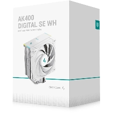Устройство охлаждения(кулер) Deepcool AK400 Digital SE Wh ARGb Soc-AM5/AM4/1200/1700/1851 белый 4-pin 19-28dB Al+Cu LCD 220W 812gr Ret (R-AK400-WHADMN-GJD)