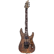 Электрогитара SCHECTER OMEN ELITE-6 FR CHAR - электрогитара 6-струнная, Charcoal (CHAR) - древесный