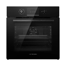 Духовой шкаф Kuppersberg HM 628 Black 11, High-Tech, 70 л, комбинированное управление, дисплей, таймер, 11 режимов, макс. температура 250 градусов, гриль, телескопические направляющие (на 1 уровень), энергоэффективность А, цвет черный, цвет фурнитуры черный