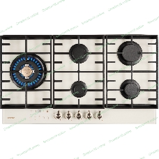 Газовая варочная панель HIBERG VM 9155 Y, бежевый