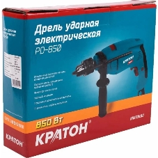 Дрель ударная Кратон PD-850 850Вт ключевой реверс (3 02 01 010)