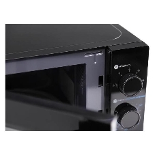 Микроволновая печь HOME HMM207BB черный, 20 л, 700 Вт, переключатели - поворотный механизм
