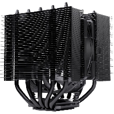 Кулер для процессора Noctua NH-D12L chromax черный, 120 мм, медь, 0-2000 об/мин, 22.6 дБ, 4 pin PWM, 148 Вт, высота 145 мм