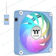 Вентилятор для корпуса Thermaltake CT140 EX Sync Hydrangea ARGb 140х140x25 синий (упаковка 3шт) CL-F197-PL14BU-A