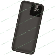 Внешний АКБ AKSBERRY E101 Violet PD22.5W/QC22.5W с дисплеем 10000mAh, черный