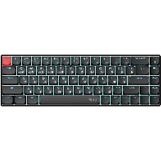 Клавиатура Acer OKR400 гибридная, USB Type-A, Bluetooth, радиоканал, чёрный
