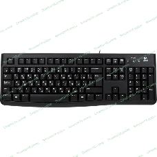 Клавиатура проводная Logitech K120 EER, USB, черный