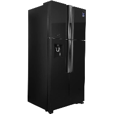 Холодильник Hitachi R-W660PUC7 GGR серый двухкамерный 396/144л морозилка сверху No Frost, Side by Side