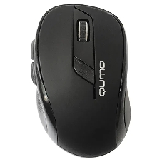 Мышь беспроводная Qumo Office Line Black M78 черный, 1600 dpi, радиоканал, USB, кнопки - 6