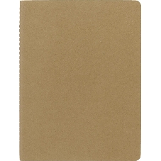 Блокнот Moleskine CAHIER JOURNAL QP423 XLarge 190х250 мм, обложка картон, 120 страниц, нелинованный, бежевый (3 шт)
