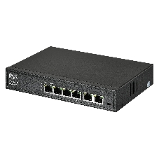 Коммутатор RVi-1NS04F-2T, 4×100 Мбит/с PoE + 2×100 Мбит/с, неуправляемый
