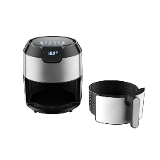 Аэрогриль Tefal EY401D15 серебристый, 1500 Вт, 4.2 л, сенсор, 8 программ