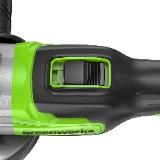 Углошлифовальная машина Greenworks GD24AG 10500об/мин рез.шпин.:M14 d=125мм (3200207CUG)