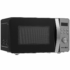 Микроволновая печь Hyundai HYM-D2071 черный, 20 л, 700 Вт, переключатели — кнопки, поворотный механизм