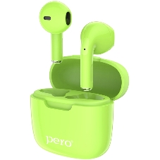 Беспроводные наушники PERO TWS05 COLORFUL Green