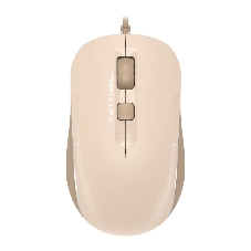 Мышь проводная A4Tech Fstyler FM26 бежевый/коричневый, 1600 dpi, USB, кнопки - 4
