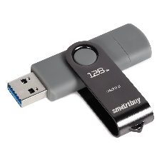 Флешка USB Smartbuy Twist Dual (SB128Gb3DUOTWK), 128Gb, USB 3.0/3.1, Twist Dual