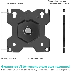 Кронштейн ONKRON D101E для монитора 13