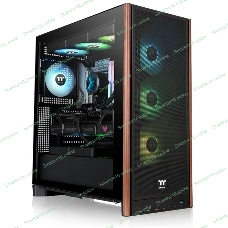 Корпус Thermaltake S370 WS, Midi-Tower, чёрный, 4 x 120 мм