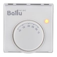 Комплект обогреватель инфракрасный Ballu BIH-GTW-0.8 + BMT-1 белый, 800 Вт, 16 м2, термостат