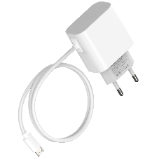 Сетевое зарядное устройство Maxvi CHL-240M 2.4A, with microUSB cable, белый