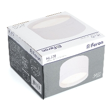 Светильник Feron HL370 ДПО-25w GX70 без лампы белый