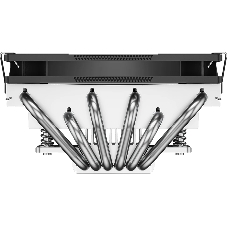 Кулер для процессора PCCooler RC600-67 (125W, 4-pin PWM, 67.5mm, Al, 4x6mm, 1x120мм, 62.5CFM, 32.5dBA, 2300RPM, S: 1851/1700/1200/115X, AM5/AM4, черный)