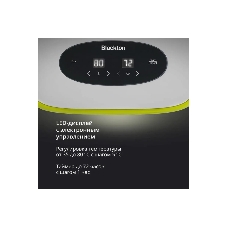 Сушилка для овощей и фруктов Blackton Bt FD1113 зеленый-белый, Мощность 400 Вт, Регулировка температуры 35-80 °С, Таймер 1-72 часа