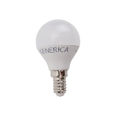 Лампа светодиодная GENERICA LL-G45-10-230-30-E14-G G45 10 Вт шар 3000К E14 230В
