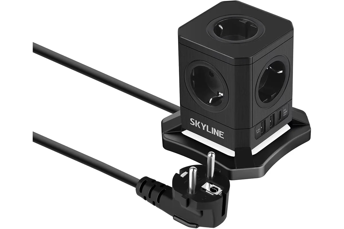 Сетевой фильтр Skyline USP-730 Black PD3.0