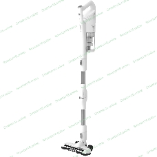 Пылесос вертикальный Coolfort CF-3004 белый, питание от аккумулятора, 150 Вт, уборка сухая, пылесборник 0,5 л, работа от АКБ max 30 мин.