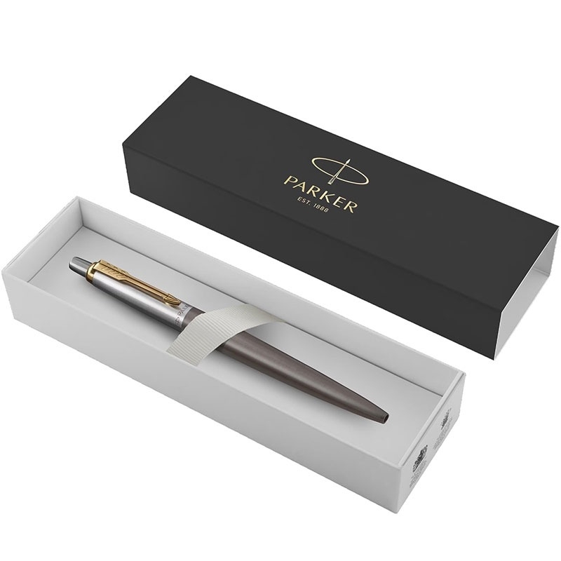 Ручка шариковая Parker Jotter XL Grey Core GT (2213722), M, синие чернила, подарочная коробка